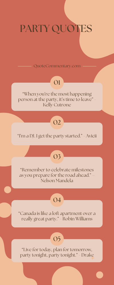 70 Party Quotes + Their Meanings/Explanations